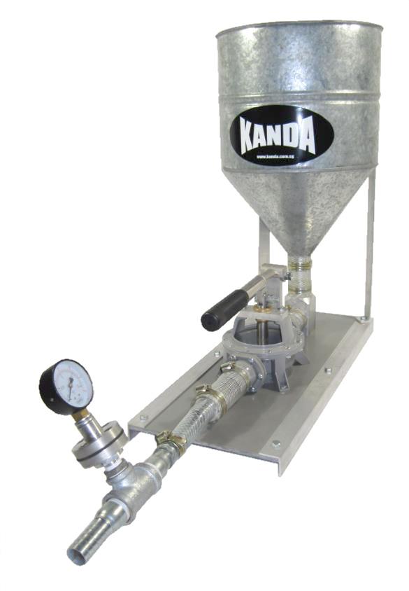 Hand Inject Grout Pump with Pressure Chamber - KANDA GP2