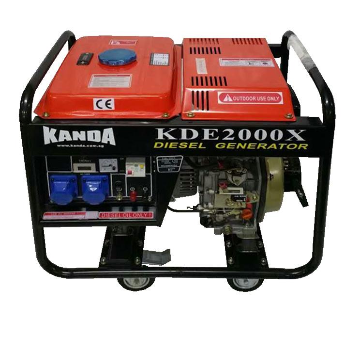 Portable Diesel Generator KDE2000X